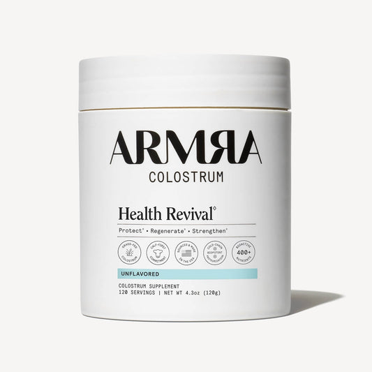 ARMRA Colostrum Powder |Unflavored |Gut Health &Bloating | Skin & Hair |Immunity IKeto,Gluten &Fat-Free |120 Servings